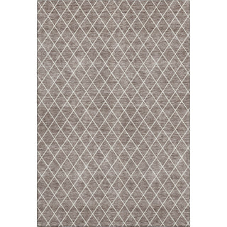 Piper Looms Mayfield Diamonds AMF932 Taupe Machine Washable Area Rug main image
