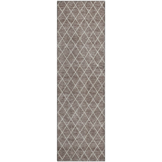 Piper Looms Mayfield Diamonds AMF932 Taupe Machine Washable Area Rug Runner Main Image