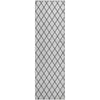 Piper Looms Mayfield Diamonds AMF932 White Machine Washable Area Rug Runner Main Image