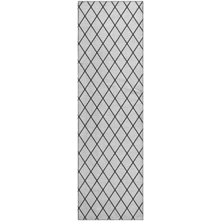 Piper Looms Mayfield Diamonds AMF932 White Machine Washable Area Rug Runner Main Image