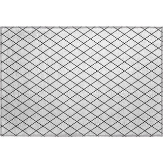 Piper Looms Mayfield Diamonds AMF932 White Machine Washable Area Rug Scatter Main Image
