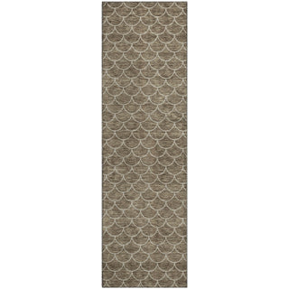 Piper Looms Mayfield Geometric AMF933 Brown Machine Washable Area Rug Runner Main Image
