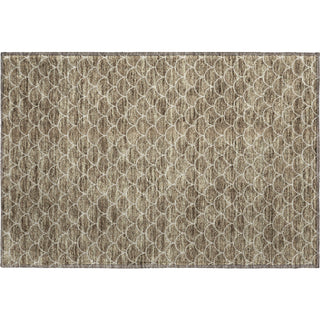 Piper Looms Mayfield Geometric AMF933 Brown Machine Washable Area Rug Scatter Main Image