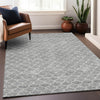 Piper Looms Mayfield Geometric AMF933 Gray Machine Washable Area Rug Lifestyle Image Feature