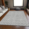Piper Looms Mayfield Geometric AMF933 Gray Machine Washable Area Rug Lifestyle Image Feature