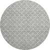 Piper Looms Mayfield Geometric AMF933 Gray Machine Washable Area Rug Round Main Image