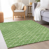 Piper Looms Mayfield Geometric AMF933 Green Machine Washable Area Rug Lifestyle Image Feature