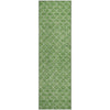 Piper Looms Mayfield Geometric AMF933 Green Machine Washable Area Rug Runner Main Image