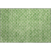 Piper Looms Mayfield Geometric AMF933 Green Machine Washable Area Rug Scatter Main Image