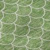 Piper Looms Mayfield Geometric AMF933 Green Machine Washable Area Rug Swatch Image