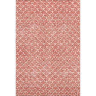 Piper Looms Mayfield Geometric AMF933 Salmon Machine Washable Area Rug main image