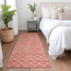 Piper Looms Mayfield Geometric AMF933 Salmon Machine Washable Area Rug Runner Lifestyle Image Feature