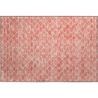 Piper Looms Mayfield Geometric AMF933 Salmon Machine Washable Area Rug Scatter Main Image