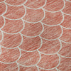 Piper Looms Mayfield Geometric AMF933 Salmon Machine Washable Area Rug Swatch Image