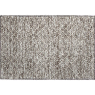 Piper Looms Mayfield Geometric AMF933 Taupe Machine Washable Area Rug Scatter Main Image