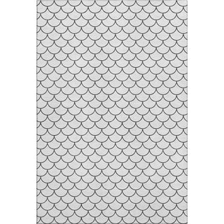 Piper Looms Mayfield Geometric AMF933 White Machine Washable Area Rug main image