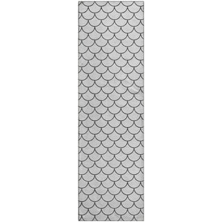 Piper Looms Mayfield Geometric AMF933 White Machine Washable Area Rug Runner Main Image