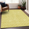 Piper Looms Mayfield Geometric AMF933 Yellow Machine Washable Area Rug Lifestyle Image Feature