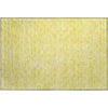Piper Looms Mayfield Geometric AMF933 Yellow Machine Washable Area Rug Scatter Main Image