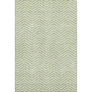 Piper Looms Mayfield Chevron AMF934 Aloe Machine Washable Area Rug main image