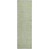 Piper Looms Mayfield Chevron AMF934 Aloe Machine Washable Area Rug Runner Main Image