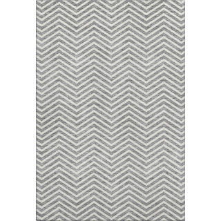 Piper Looms Mayfield Chevron AMF934 Gray Machine Washable Area Rug main image