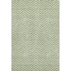 Piper Looms Mayfield Chevron AMF934 Green Machine Washable Area Rug main image