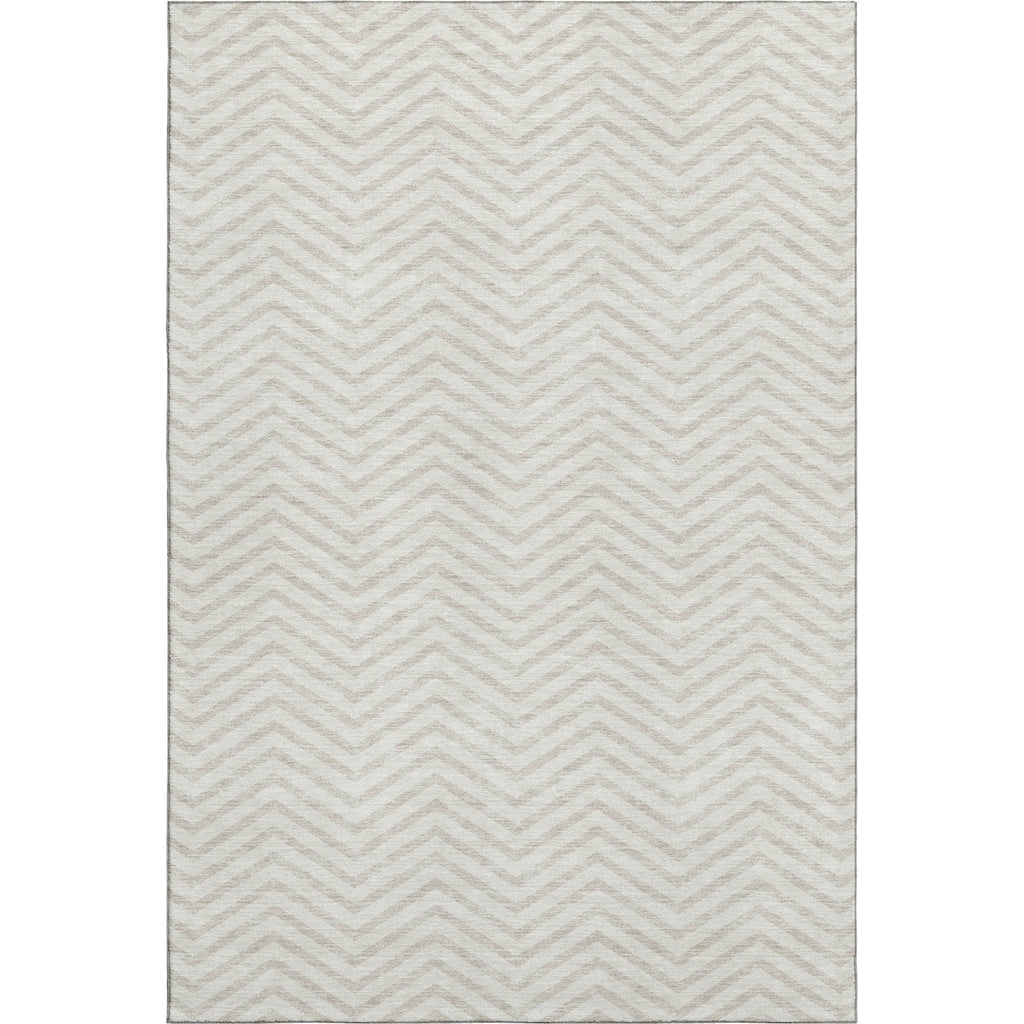 Piper Looms Mayfield Chevron AMF934 Ivory Machine Washable Area Rug main image
