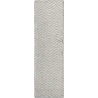 Piper Looms Mayfield Chevron AMF934 Ivory Machine Washable Area Rug Runner Main Image