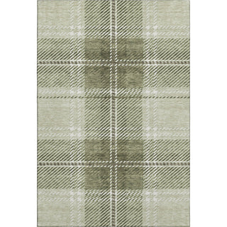 Piper Looms Mayfield Plaid AMF935 Aloe Machine Washable Area Rug main image