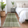 Piper Looms Mayfield Plaid AMF935 Aloe Machine Washable Area Rug Runner Lifestyle Image Feature
