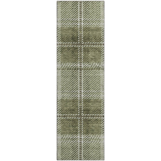 Piper Looms Mayfield Plaid AMF935 Aloe Machine Washable Area Rug Runner Main Image