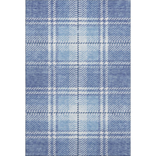 Piper Looms Mayfield Plaid AMF935 Denim Machine Washable Area Rug main image