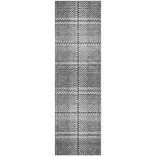 Piper Looms Mayfield Plaid AMF935 Gray Machine Washable Area Rug Runner Main Image