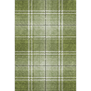 Piper Looms Mayfield Plaid AMF935 Green Machine Washable Area Rug main image