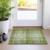 Piper Looms Mayfield Plaid AMF935 Green Machine Washable Area Rug Scatter Lifestyle Image Feature