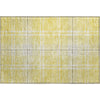 Piper Looms Mayfield Plaid AMF935 Yellow Machine Washable Area Rug Scatter Main Image