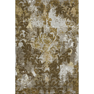 Piper Looms Mayfield Damask AMF936 Brown Machine Washable Area Rug main image