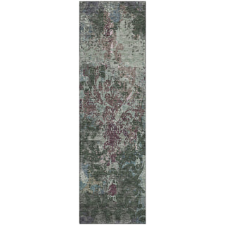 Piper Looms Mayfield Damask AMF936 Fern Machine Washable Area Rug Runner Main Image