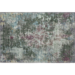 Piper Looms Mayfield Damask AMF936 Fern Machine Washable Area Rug Scatter Main Image