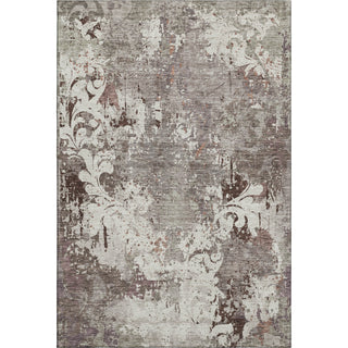 Piper Looms Mayfield Damask AMF936 Taupe Machine Washable Area Rug main image