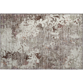Piper Looms Mayfield Damask AMF936 Taupe Machine Washable Area Rug Scatter Main Image