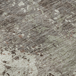 Piper Looms Mayfield Damask AMF936 Taupe Machine Washable Area Rug Swatch Image