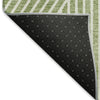 Piper Looms Mayfield Geometric AMF937 Aloe Machine Washable Area Rug Backing Image