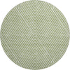 Piper Looms Mayfield Geometric AMF937 Aloe Machine Washable Area Rug Round Main Image