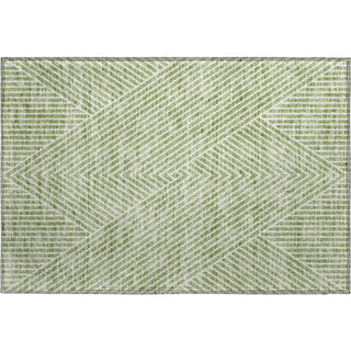Piper Looms Mayfield Geometric AMF937 Aloe Machine Washable Area Rug Scatter Main Image
