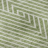 Piper Looms Mayfield Geometric AMF937 Aloe Machine Washable Area Rug Swatch Image