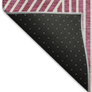 Piper Looms Mayfield Geometric AMF937 Blush Machine Washable Area Rug Backing Image