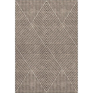 Piper Looms Mayfield Geometric AMF937 Brown Machine Washable Area Rug main image