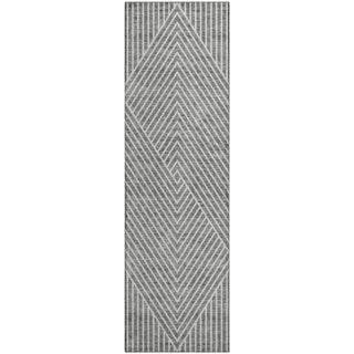 Piper Looms Mayfield Geometric AMF937 Gray Machine Washable Area Rug Runner Main Image